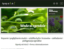 Tablet Screenshot of ogrodyodadoz.pl